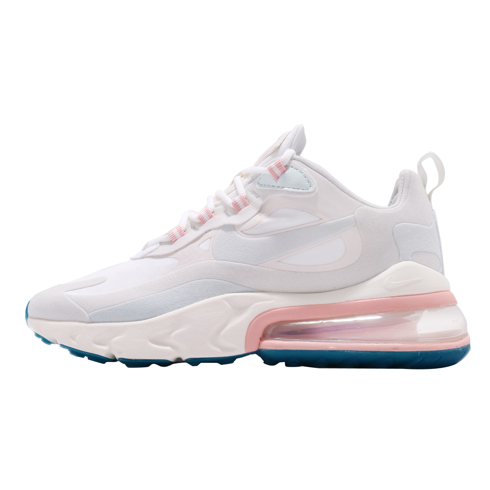 Nike WMNS Air Max 270 React Summit White Ghost Aqua Aug 2019 AT6174100 KicksOnFire