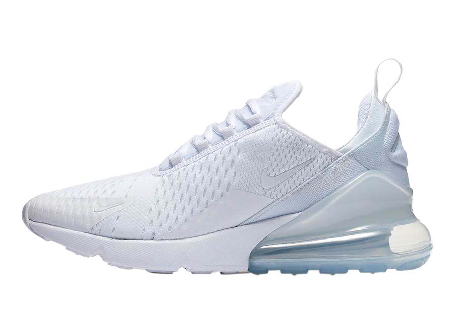 イイダテツ Nike WMNS Air Max 270 Pure Platinum White Pink Blast - Sep