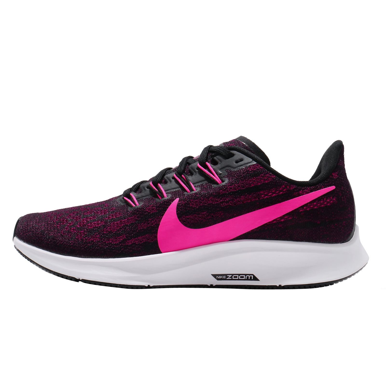 Nike WMNS Air Zoom Pegasus 36 Black Pink Blast True Berry