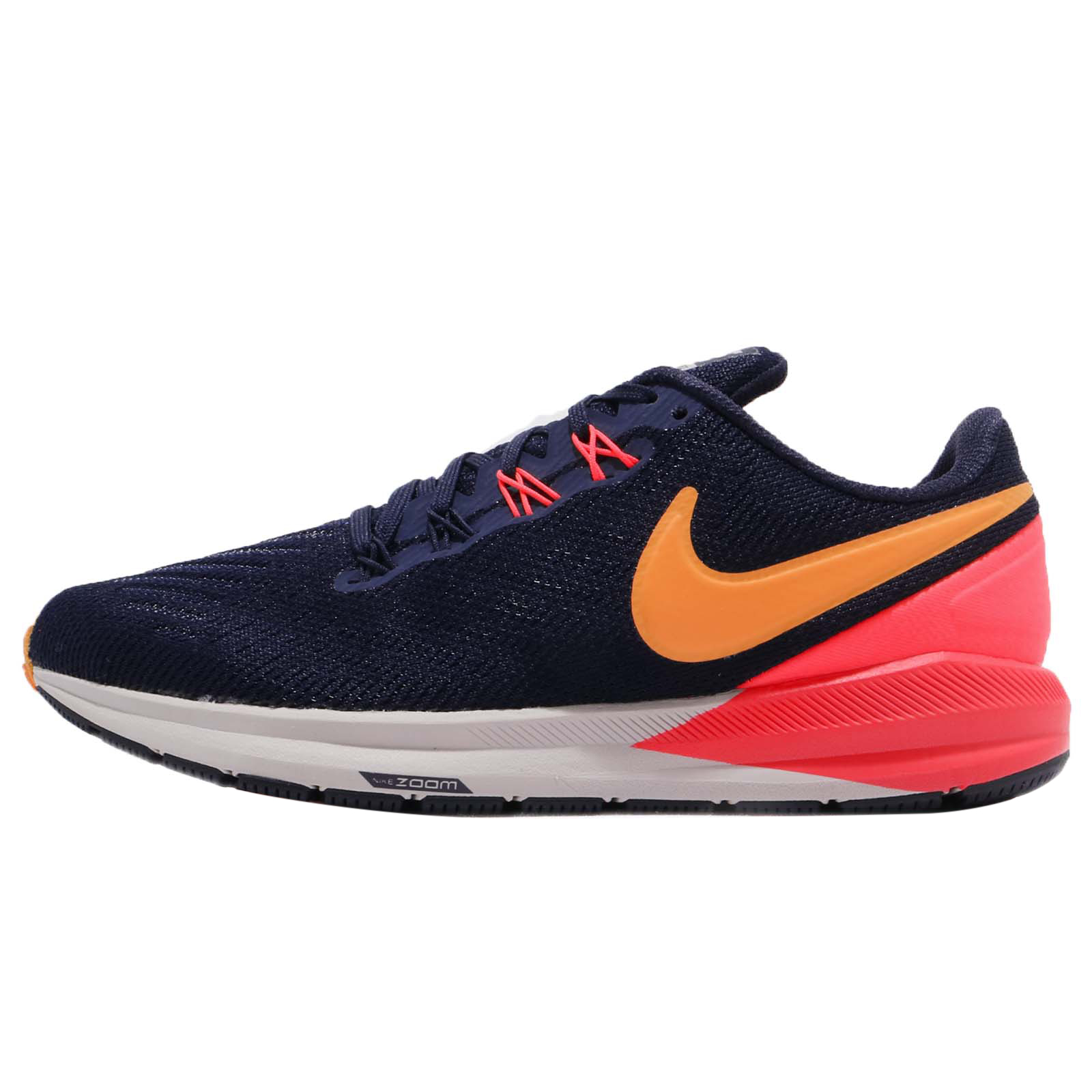 Nike WMNS Air Zoom Structure 22 Blackened Blue Orange Peel