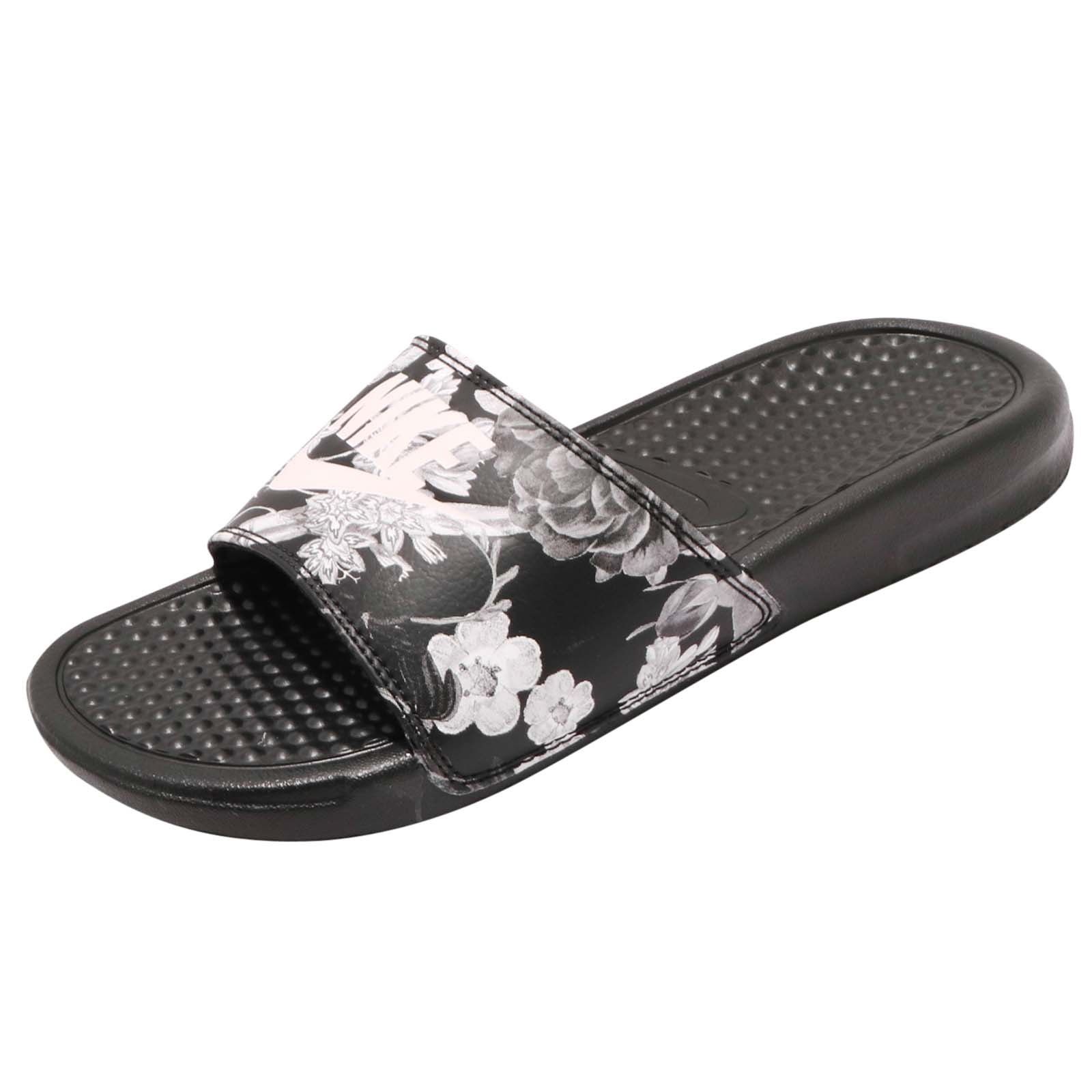 Nike WMNS Benassi JDI Print Black Summit White