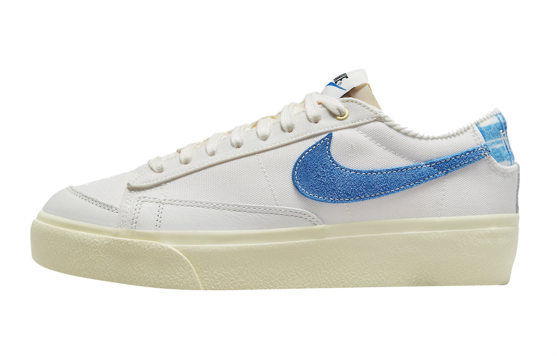 Nike WMNS Blazer Low Platform Sail Game Royal