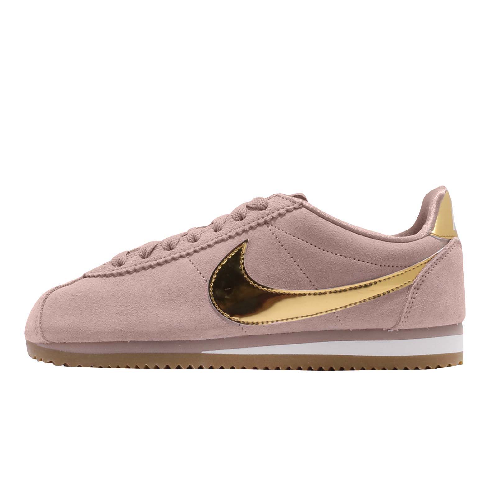 Nike WMNS Classic Cortez SE Diffused Taupe Metallic Gold