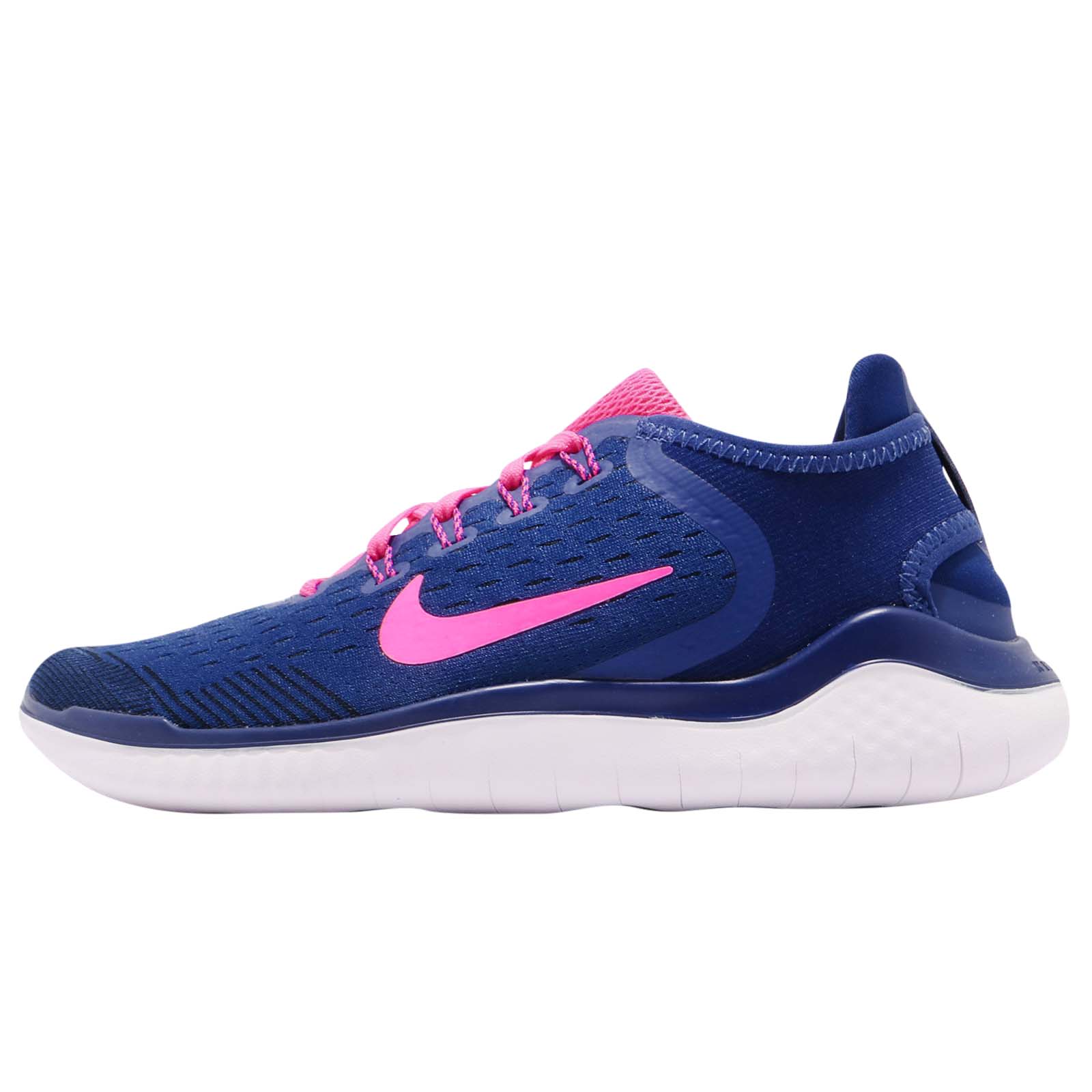 Nike WMNS Free RN 2018 Deep Royal Blue Pink Blast