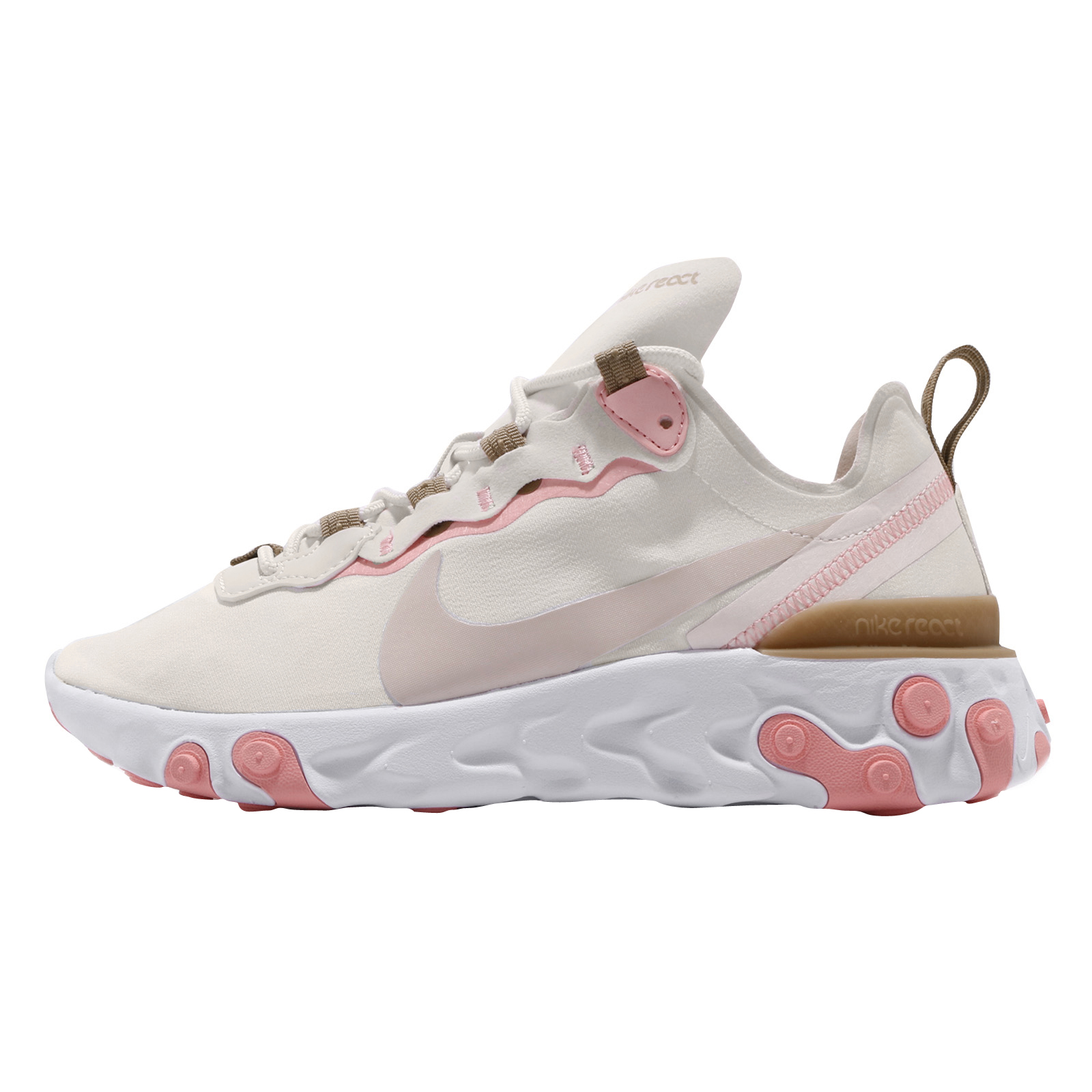 Nike WMNS React Element 55 Phantom Light Orewood Brown