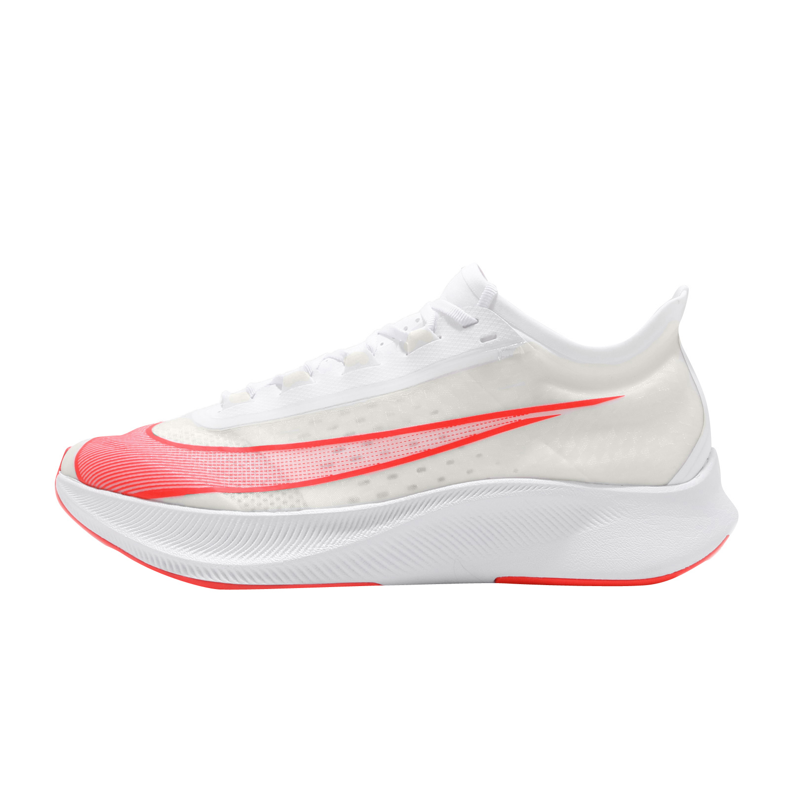 Nike Zoom Fly 3 White Laser Crimson