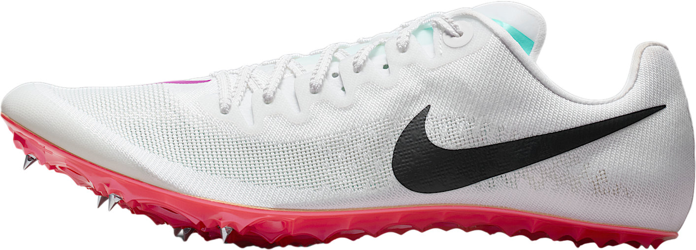 sz 10.5 Nike Zoom Ja Fly 4 Spikes White Black Bright Spruce Men\'s DR2741-102 NEW Nike Zoom Ja Fly 4 Track Spikes Black White Shoes  main image 2