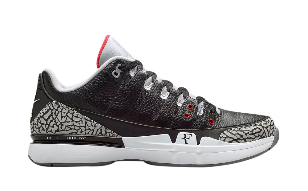 Nike Zoom Vapor AJ3 'Black/Cement'