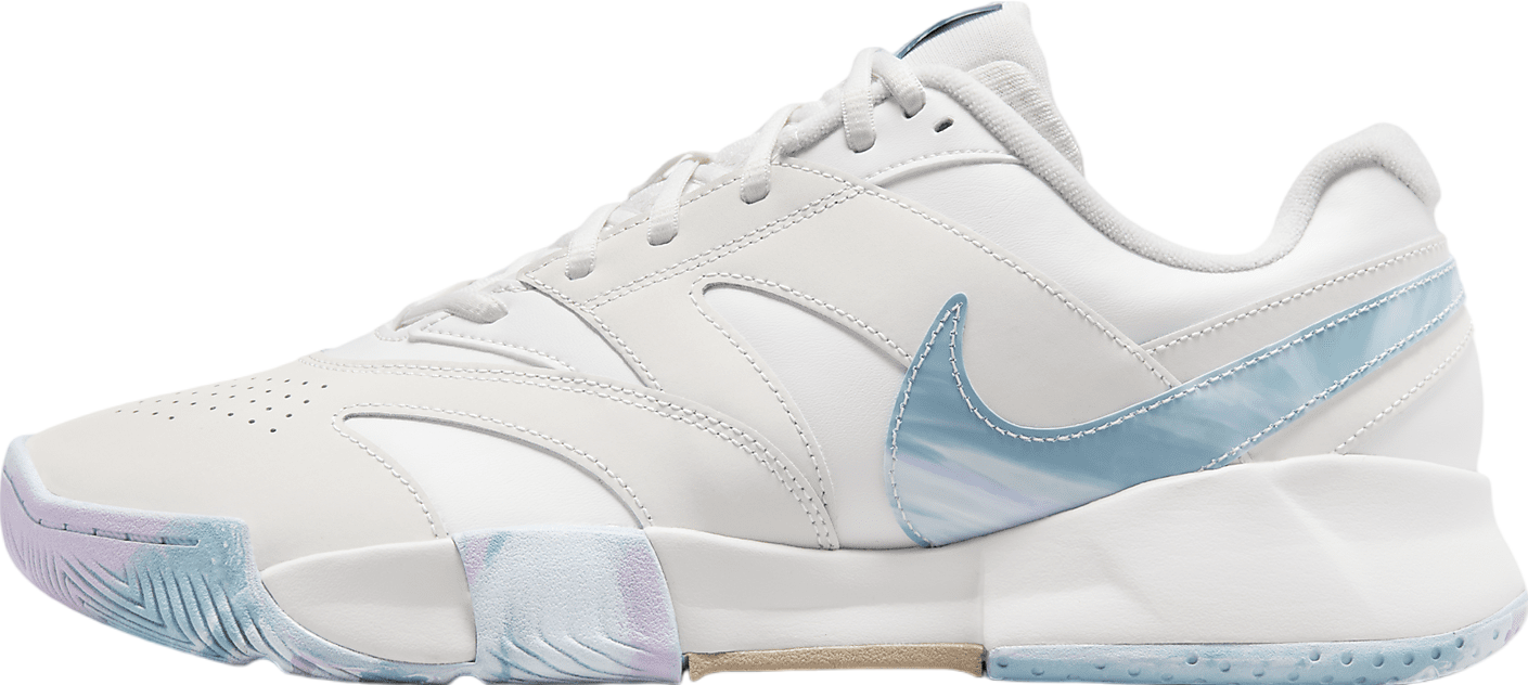 NikeCourt Lite 4 Premium Leather Summit White / Denim Turquoise (Hard Court)