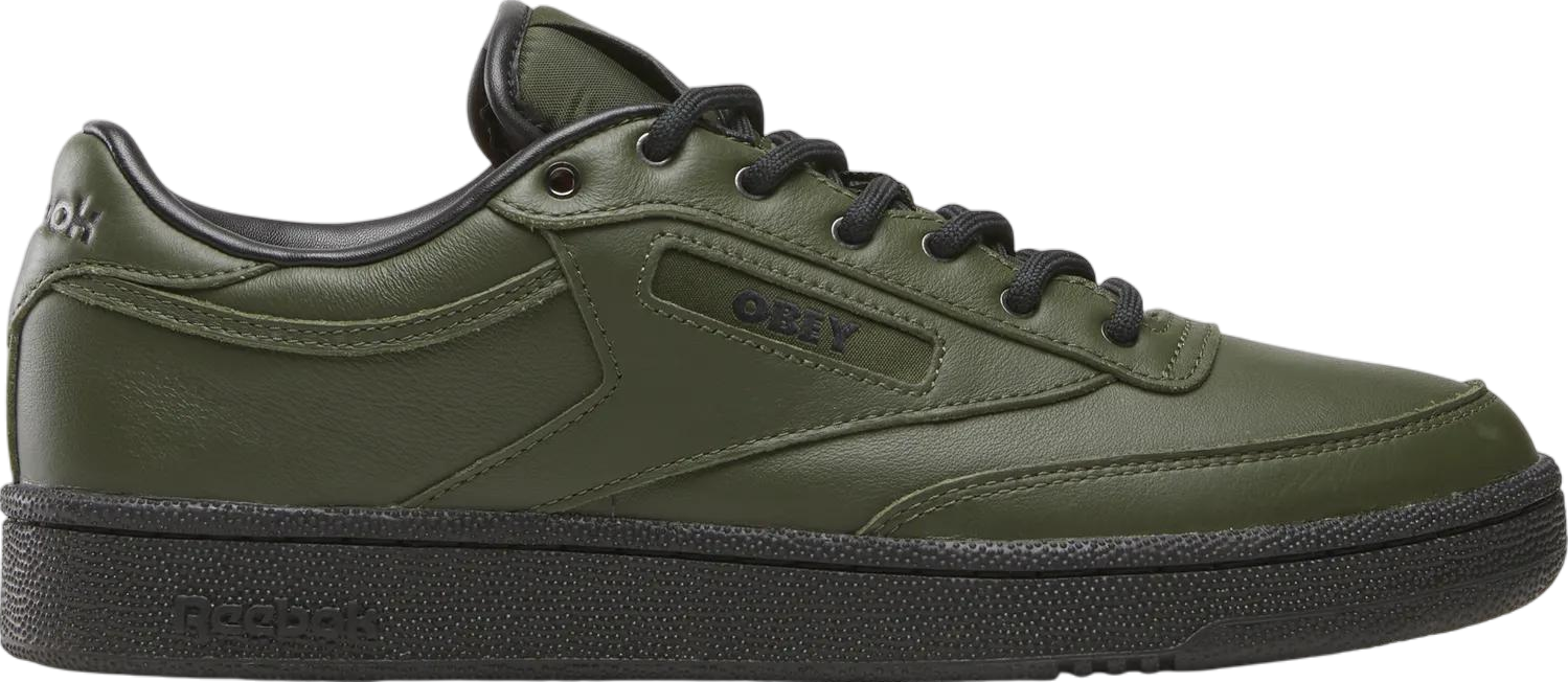 Obey x Reebok Club C 85 Green / Black