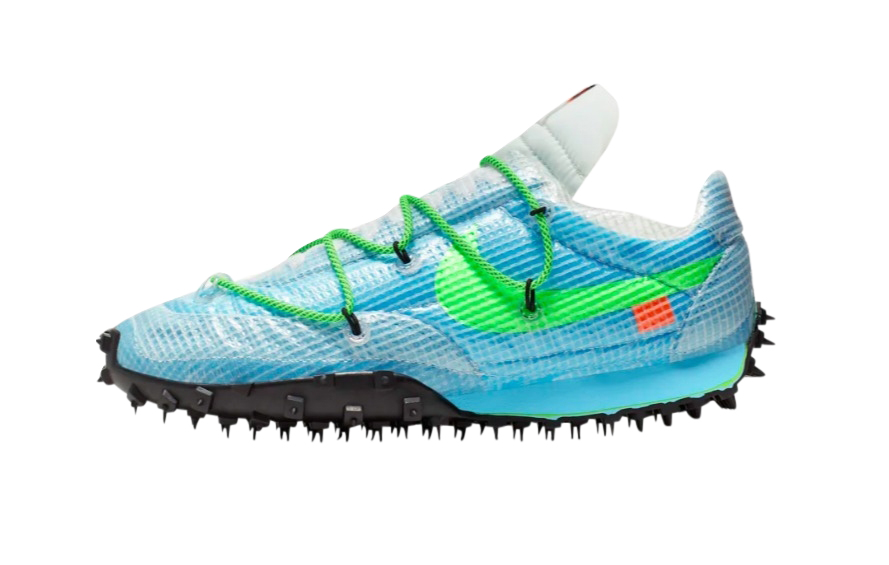 OFF-WHITE x Nike WMNS Waffle Racer Vivid Sky