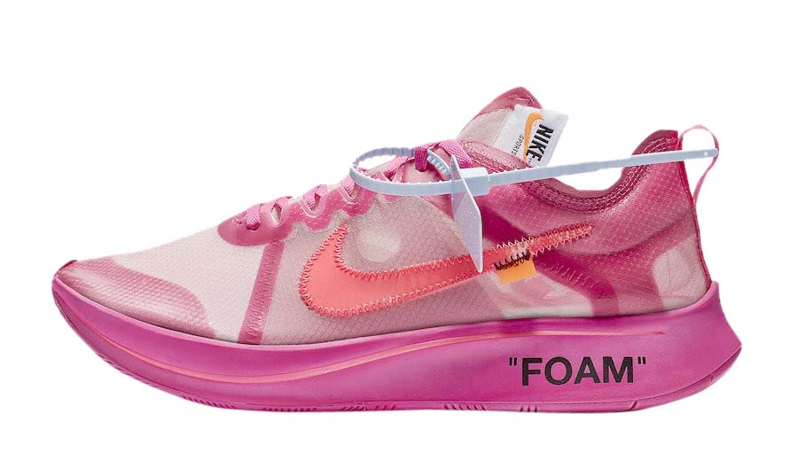 OFF-WHITE x Nike Zoom Fly SP Tulip Pink