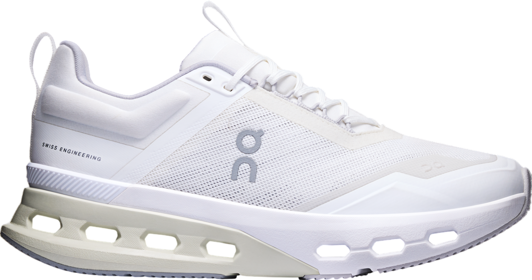 On Cloudnova X WMNS White / Glacier