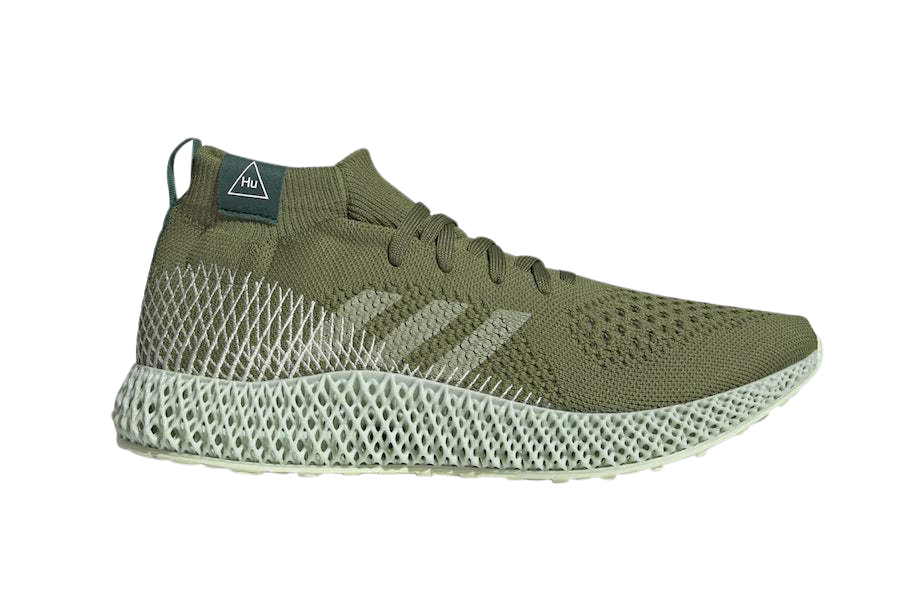 Pharrell Williams x adidas 4D Tech Olive