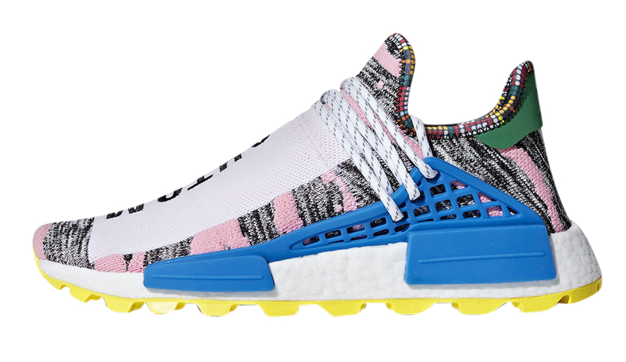 Pharrell x adidas NMD Hu Trail Solar Pack Hi Res Red