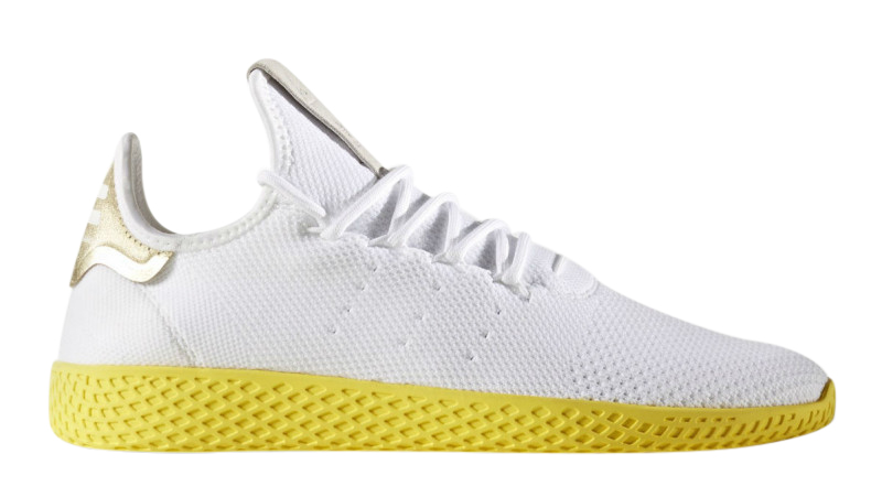 Pharrell x adidas Tennis Hu White Yellow