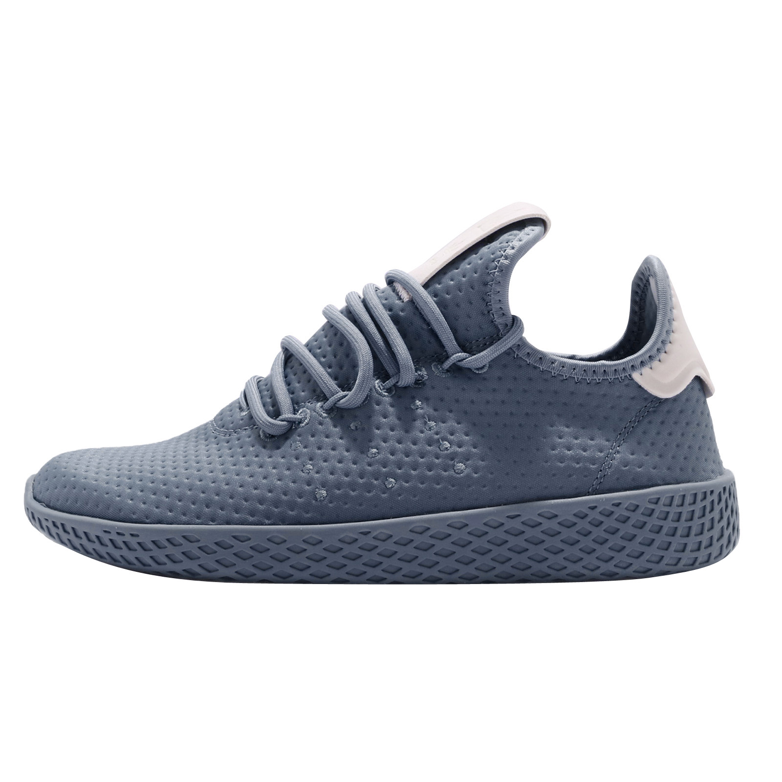 Pharrell x adidas WMNS Tennis Hu Raw Grey Off White Jul 2019 B41888 KicksOnFire