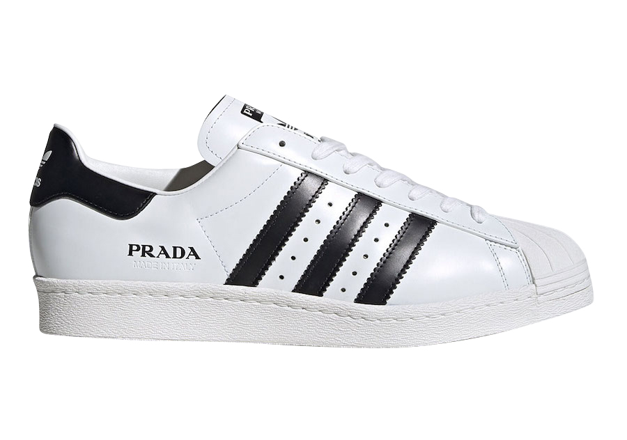 Prada x adidas Superstar Core White Core Black