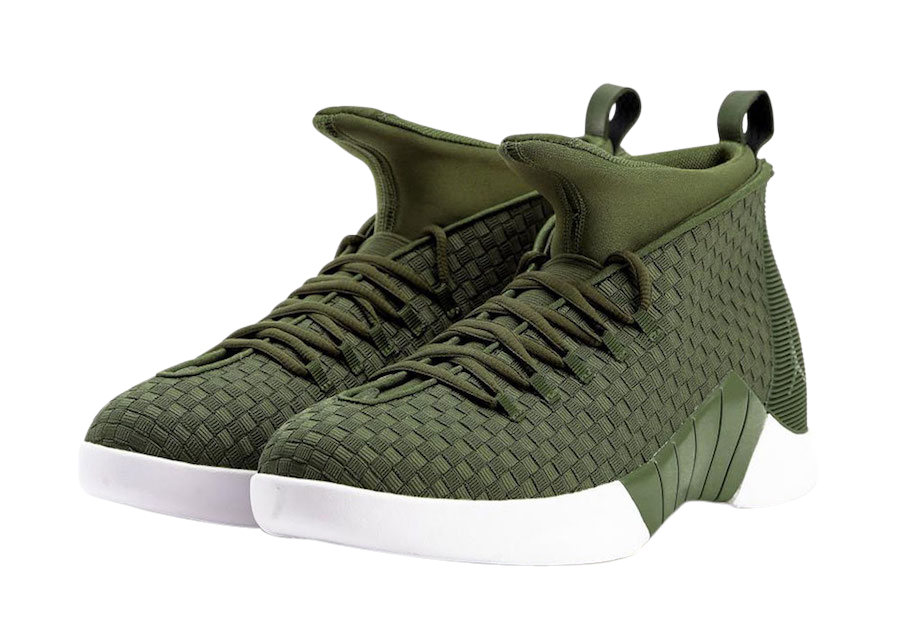 PSNY x Air Jordan 15 Olive Woven