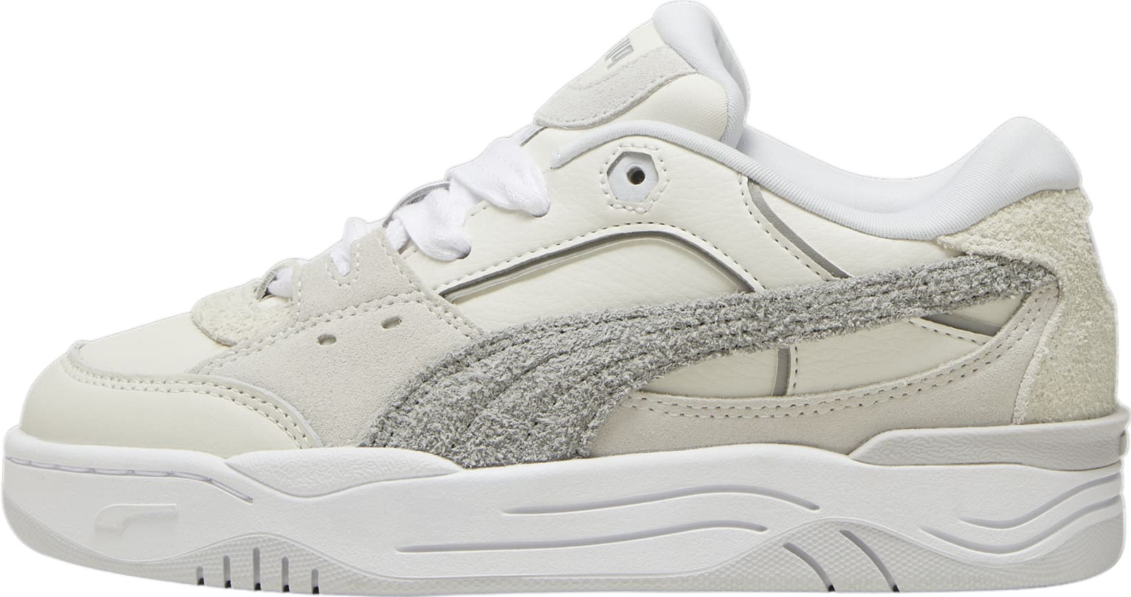 Puma-180 Prm WMNS Flat Light Gray / White