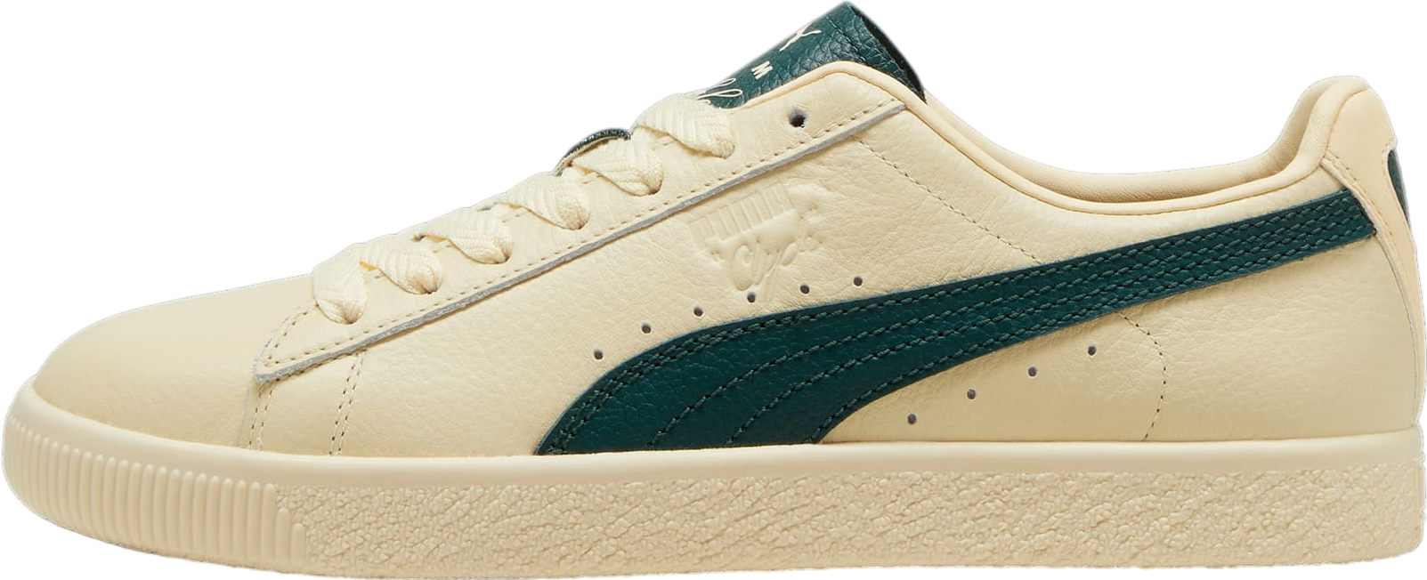 Puma Clyde Players Lane Creamy Vanilla / Dark Myrtle