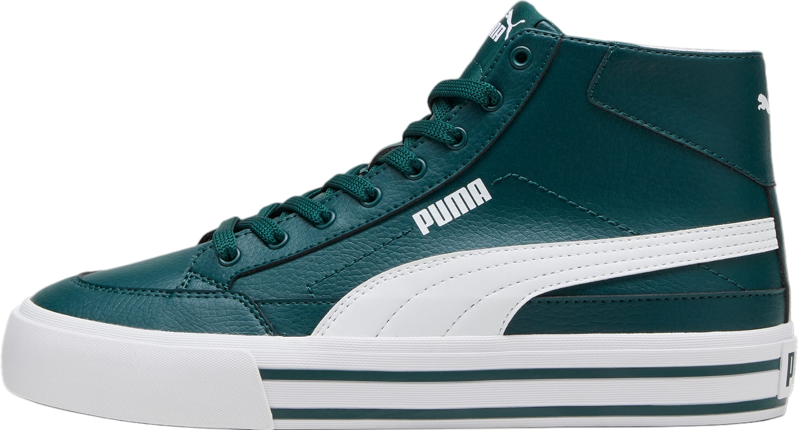 Puma Court Classic Vulc Mid Dark Myrtle / White