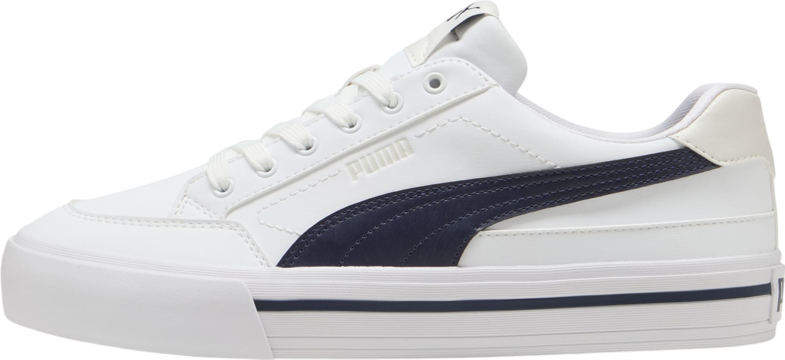 Puma Court Classic Vulcanized Formstrip White / New Navy