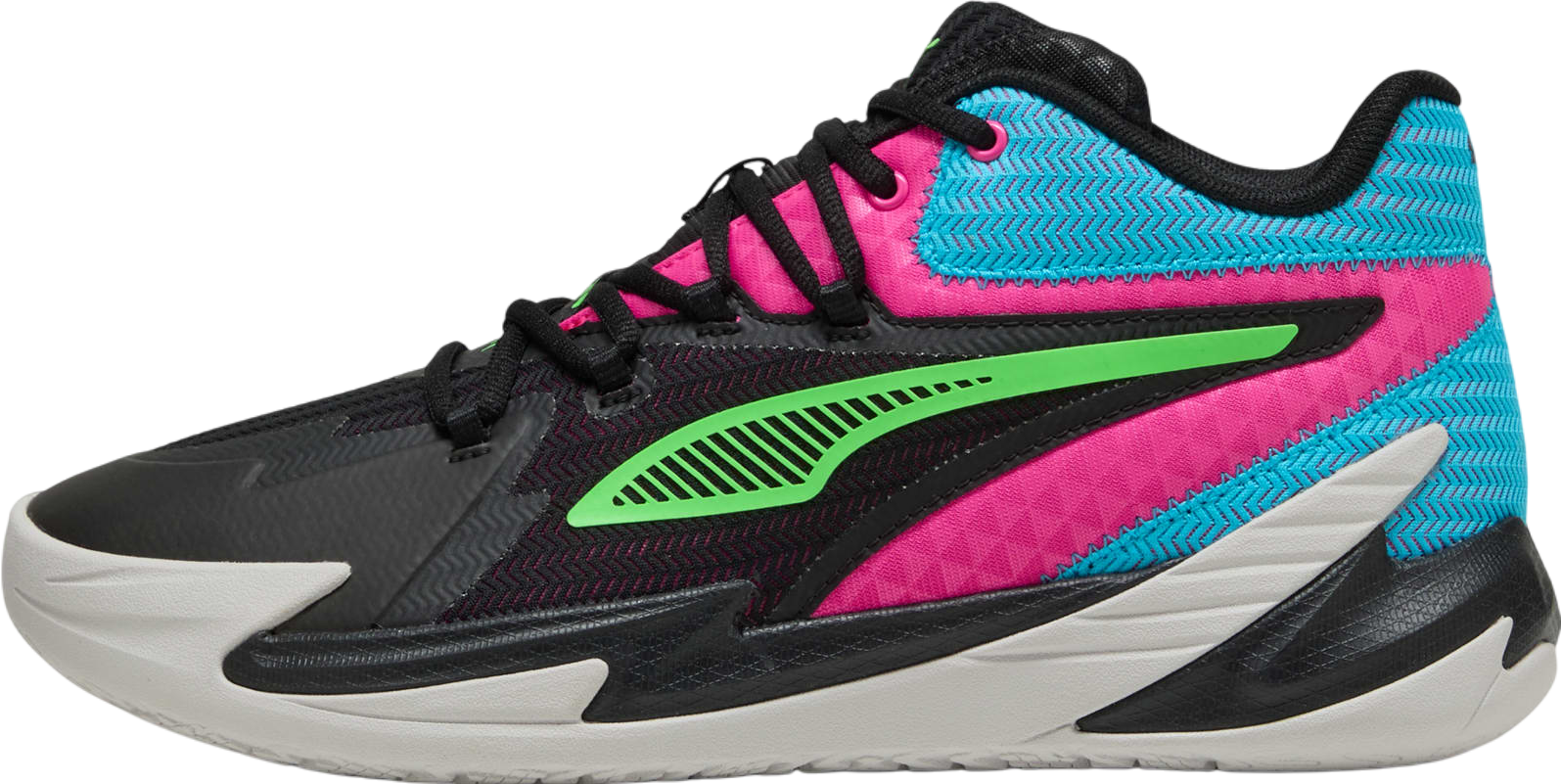 Puma Dagger Black / Fluro Pink Pes - Dec 2024 - 311353-01