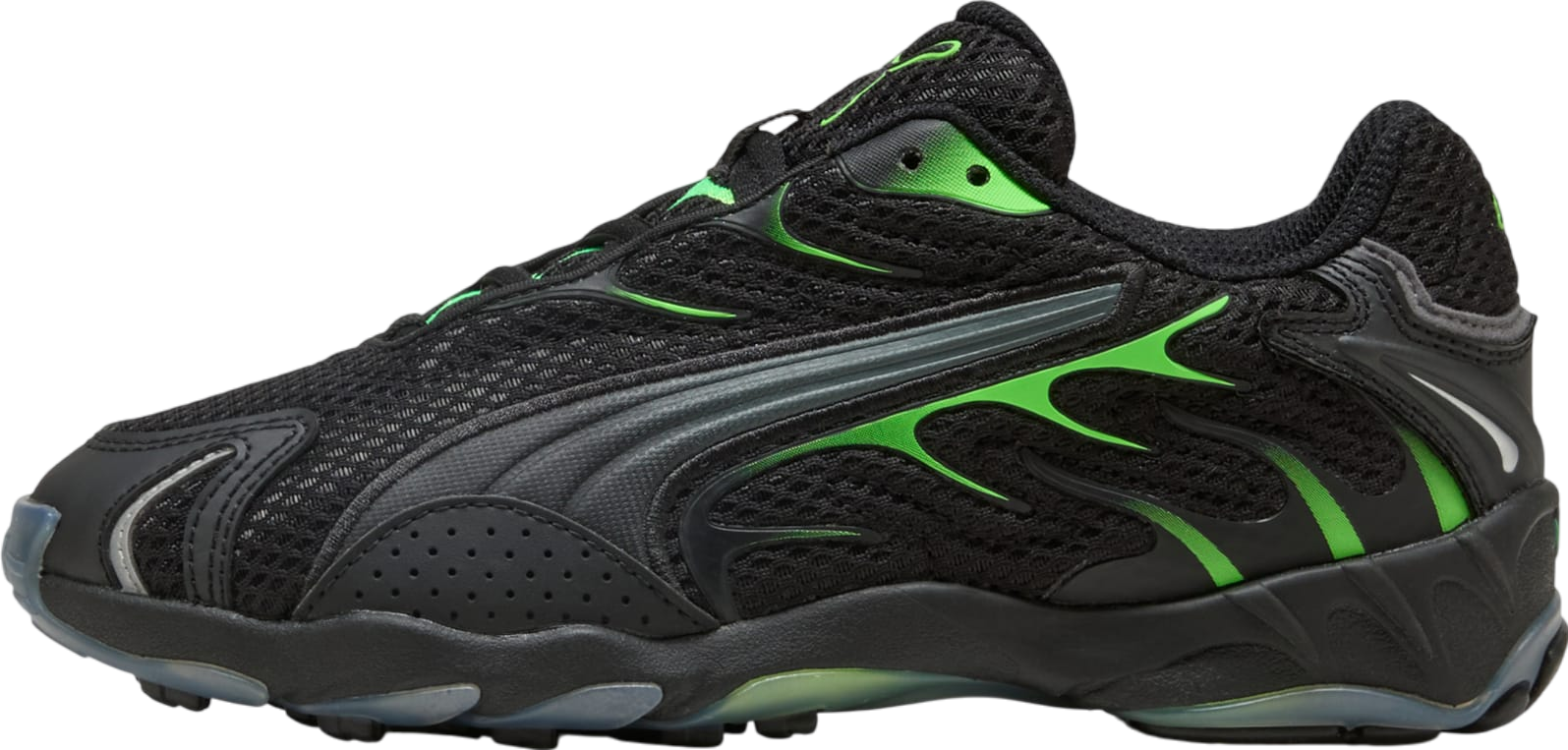 Puma Inhale GS Black / Green Glare - Apr 2025 - 401694-01