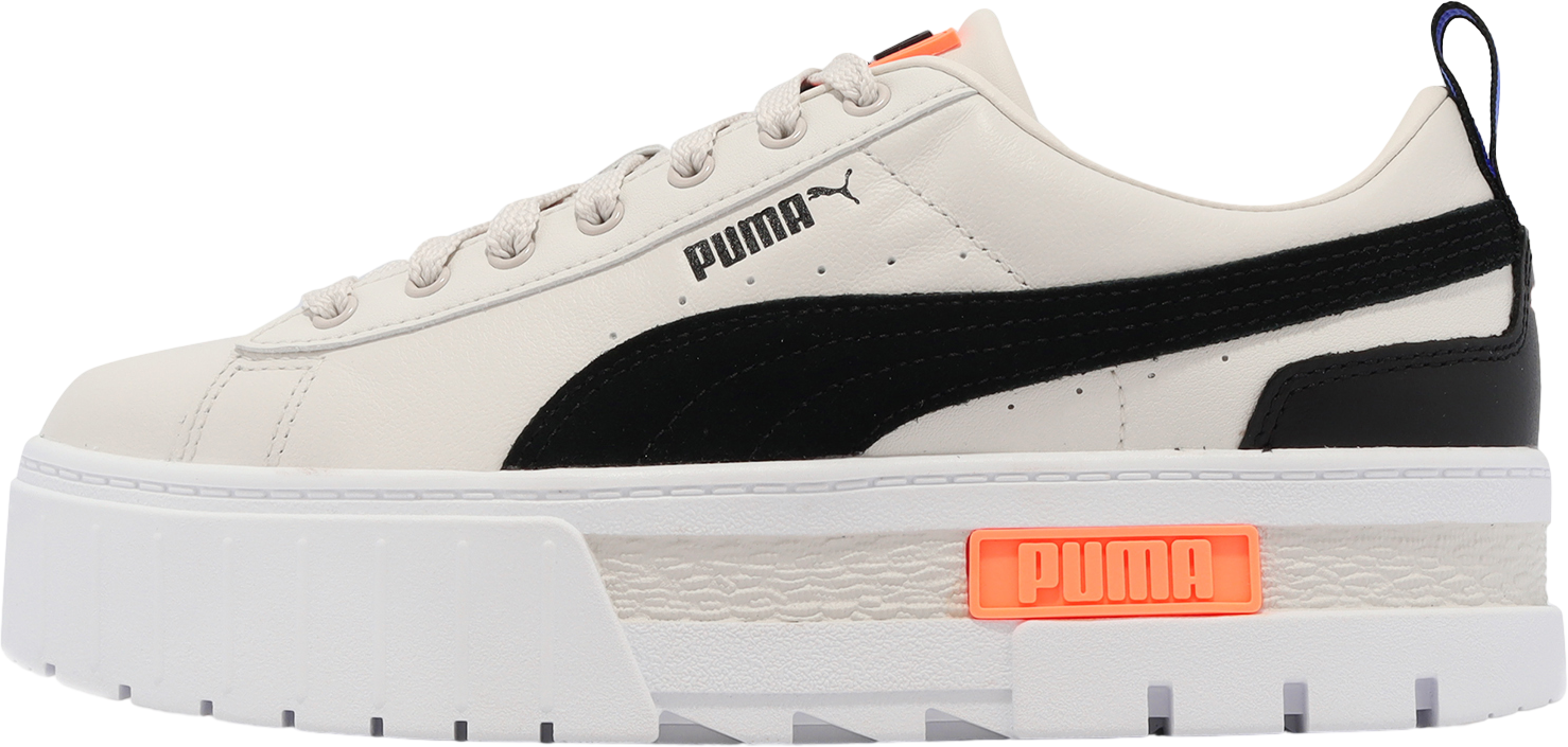 PUMA★MAYZE LEATHER WMNS★厚底★PUMA WHITE-PEYOTE Puma Mayze Stack Luxe WMNS White / Nimbus Cloud - May 2023