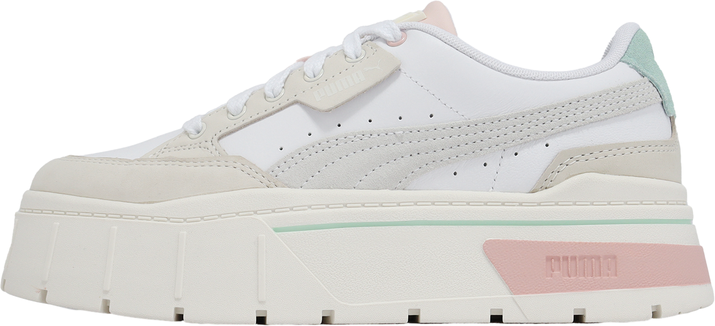 ◆PUMA◆ Maze Stack GEN Puma Womens White 39207001 392070-01 Puma Mayze Stack Luxe WMNS Marshmallow / Marble - Feb 2023