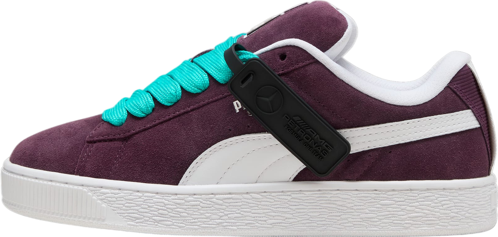 Puma Mercedes-amg Petronas F1 Suede Xl Midnight Plum / White