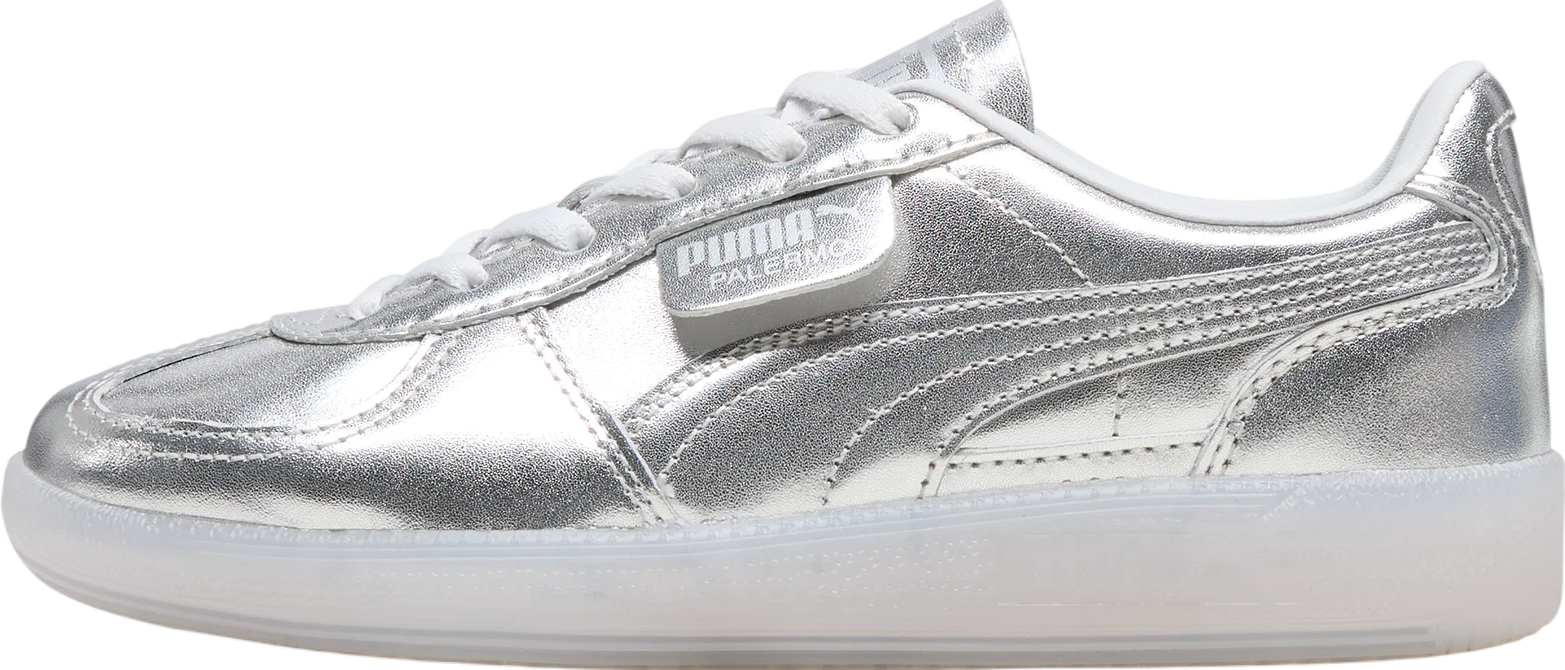 Puma Palermo Chrome GS Silver / Feather Gray