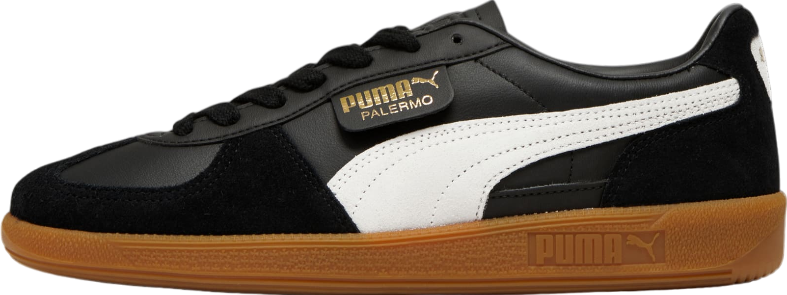 Puma Palermo Leather Black / Feather Gray