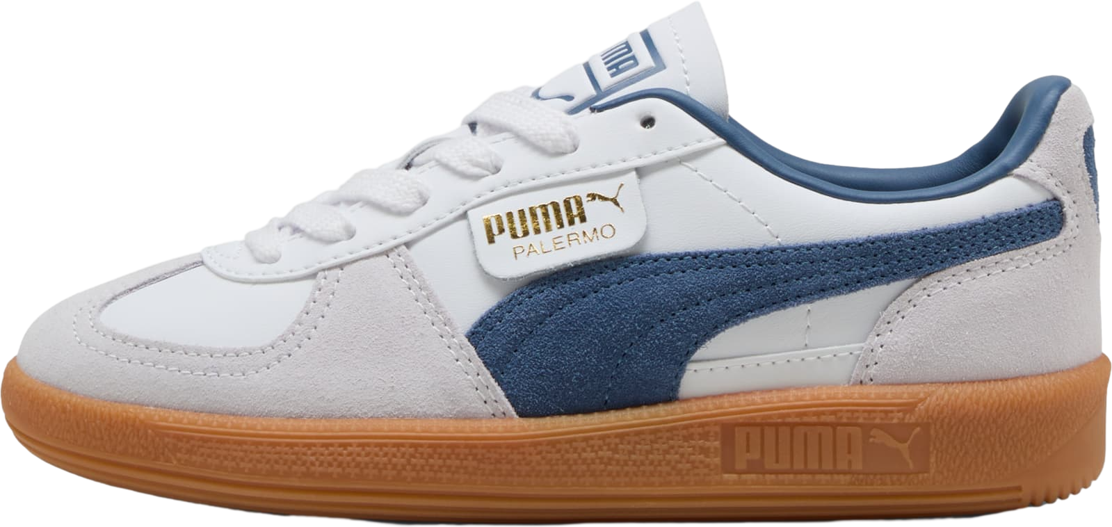 Puma Palermo Leather GS White / Dark Indigo - Aug 2025
