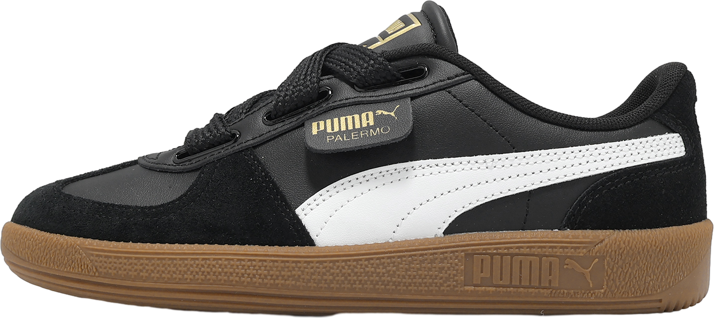 シューズ PUMA PALERMO WIDE LACE SD PUMA PALERMO WIDE LACE SD FROSTED IVORY-BROWN MUSHROOM
