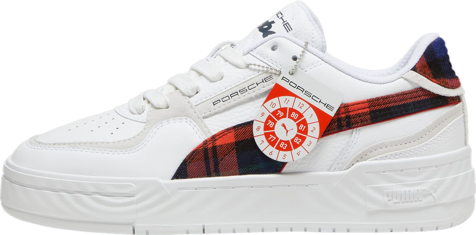 Puma Porsche Legacy Ca Pro Tartan White / Redmazing