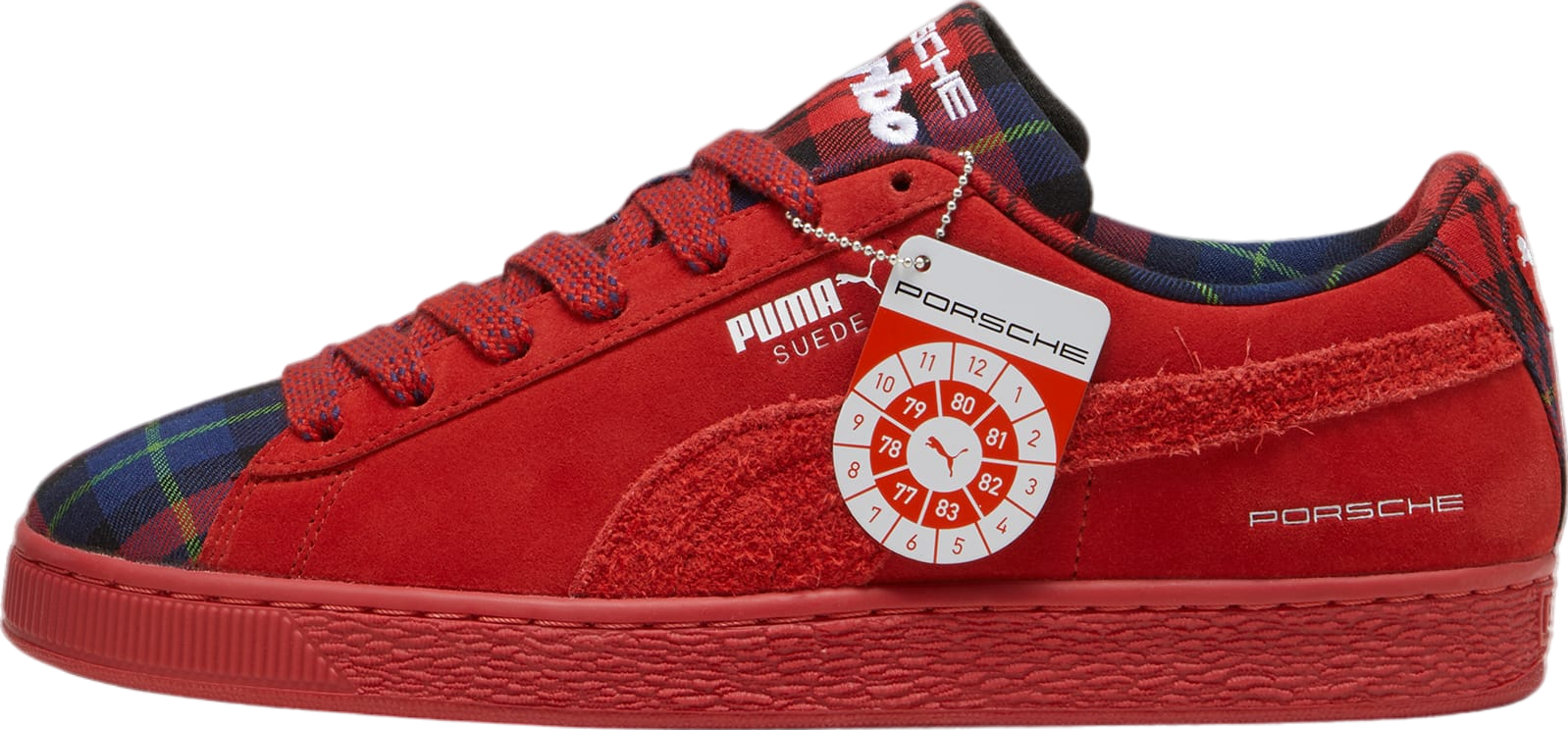 Puma Porsche Legacy Suede Classic Tartan Redmazing