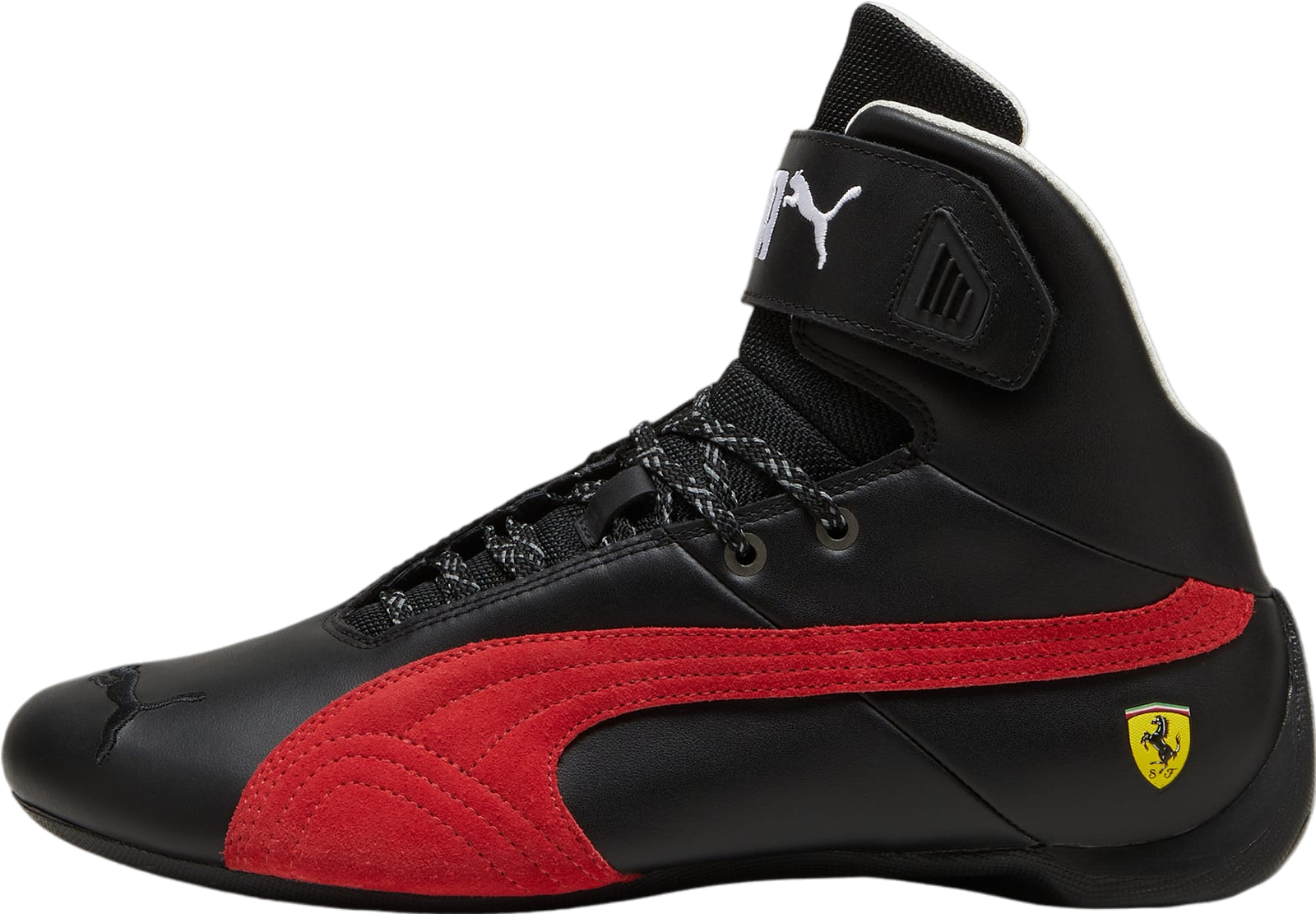 Puma ferrari shoes black and red online