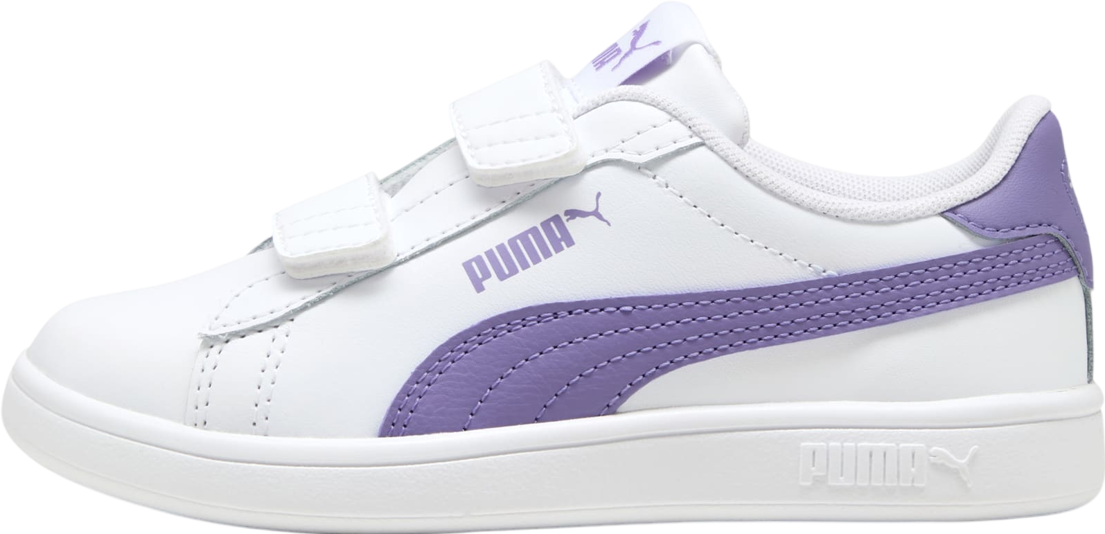 Puma Smash 3.0 Leather White / Lavender Alert