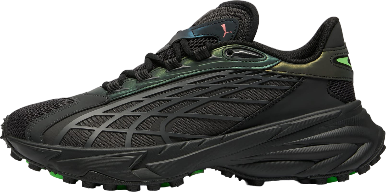 Puma Spirex Casestudy Flat Dark Gray / Fluro Green