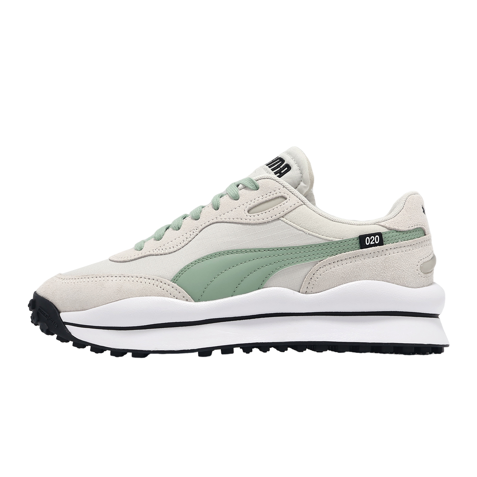 Puma Style Rider Play On SD Trainers Frosted Ivory / White - Sep 2024 -  374588-07 - KicksOnFire.com