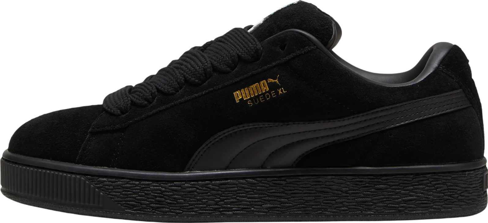 Puma all black suede online