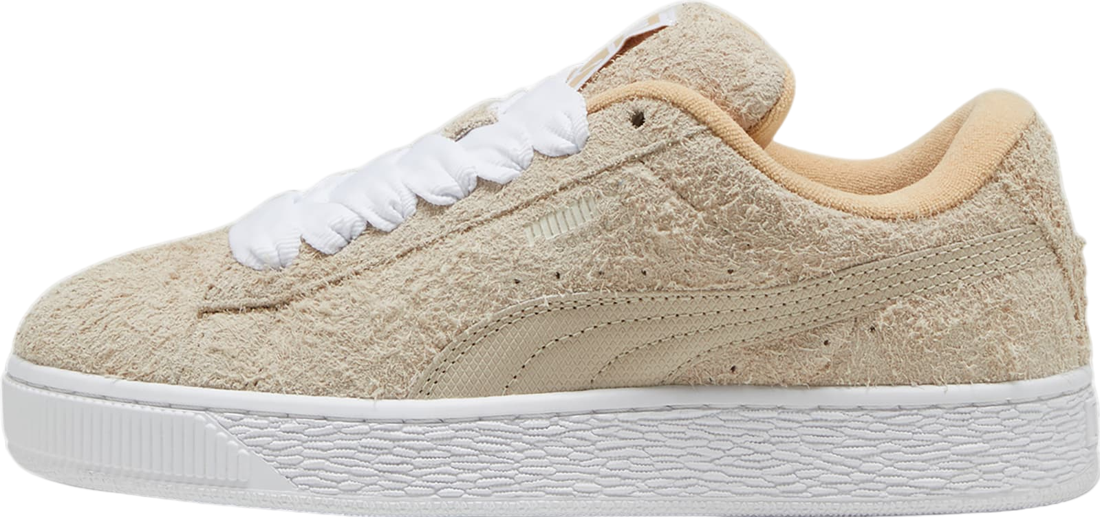 Puma Suede Xl Hairy Women Alpine Snow / White