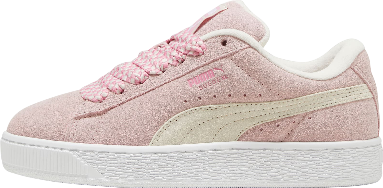 Puma Suede XL Lace WMNS Mauve Mist White Oct 2024 398310 02 KicksOnFire