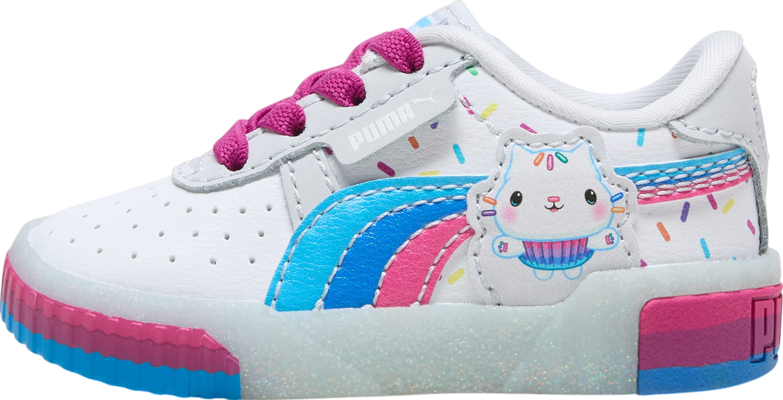 Puma x Gabbys Dollhouse Cali Toddlers White / Magenta Gleam