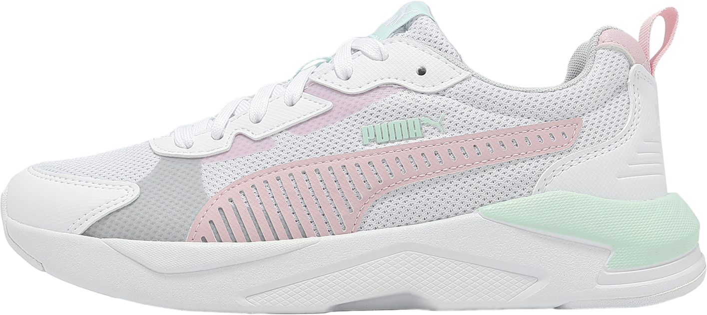 ☆PUMA☆ Coat Classic White Pink Silver 39502104 395021-04 WMNS) PUMA Court Classy 'White Pink' 395021-04