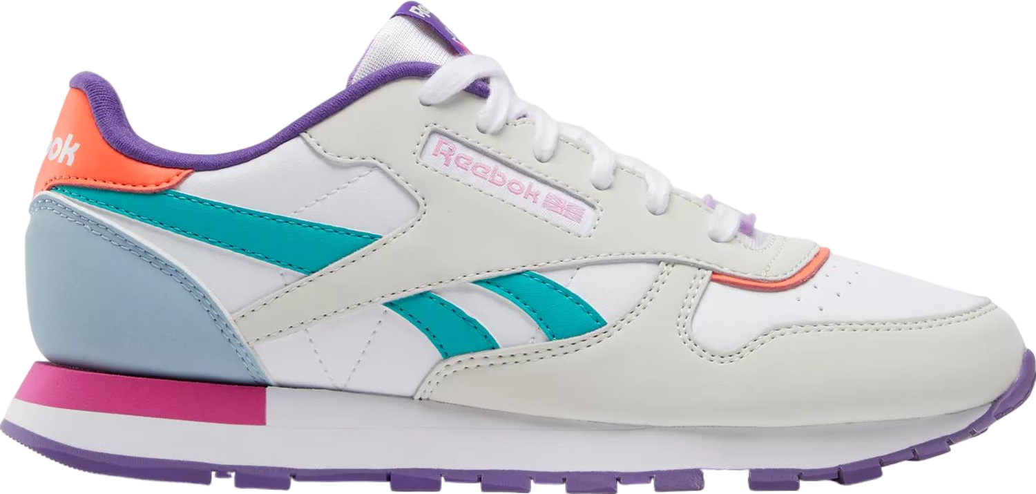 Reebok Classic Leather GS Barely Grey / Dynamic Purple