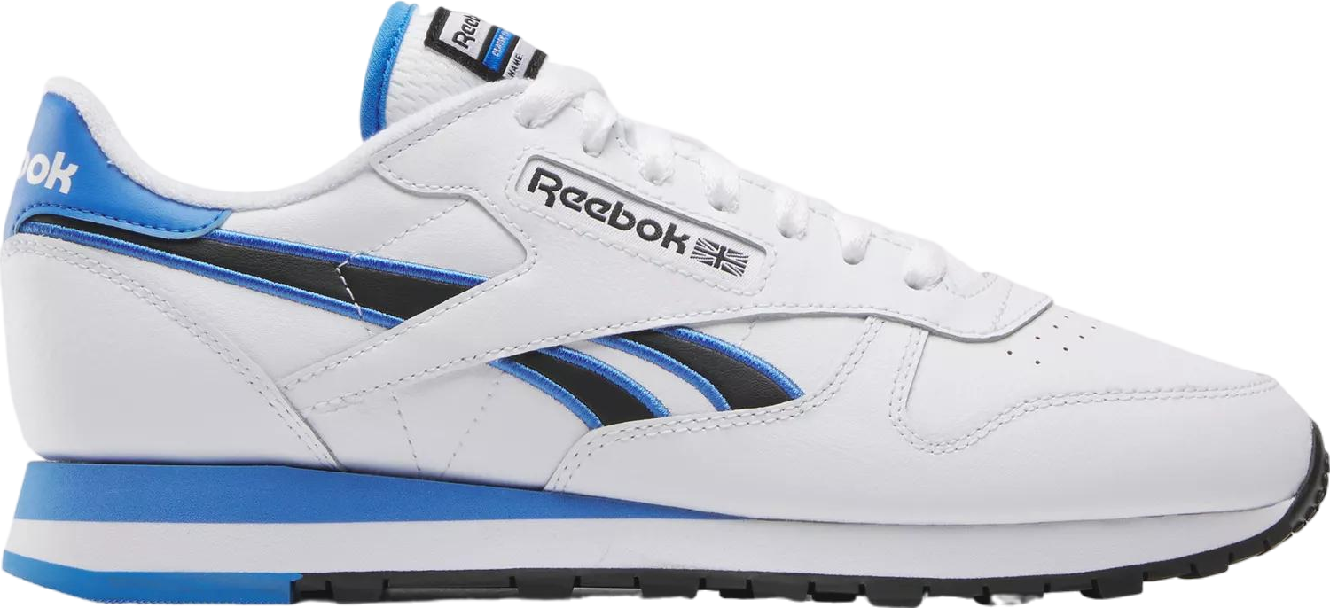 Reebok classic white and blue online