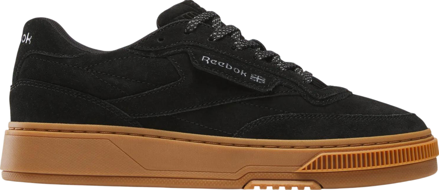 Reebok club c black suede online